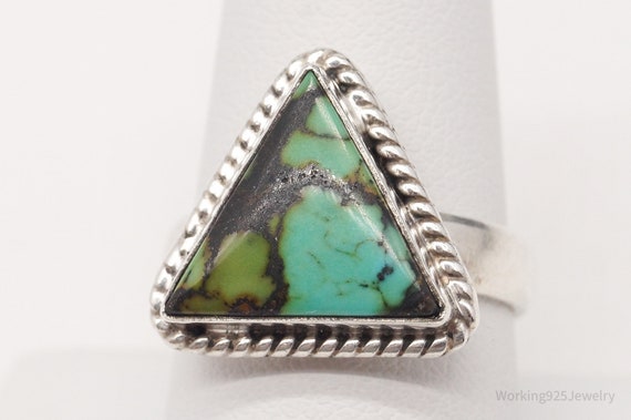 Vintage Native American Unsigned Turquoise Sterli… - image 3