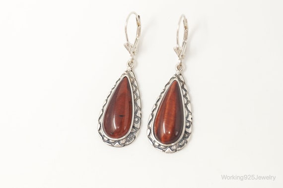 Designer Whitney Kelly WK Red Tigers Eye Sterling… - image 2