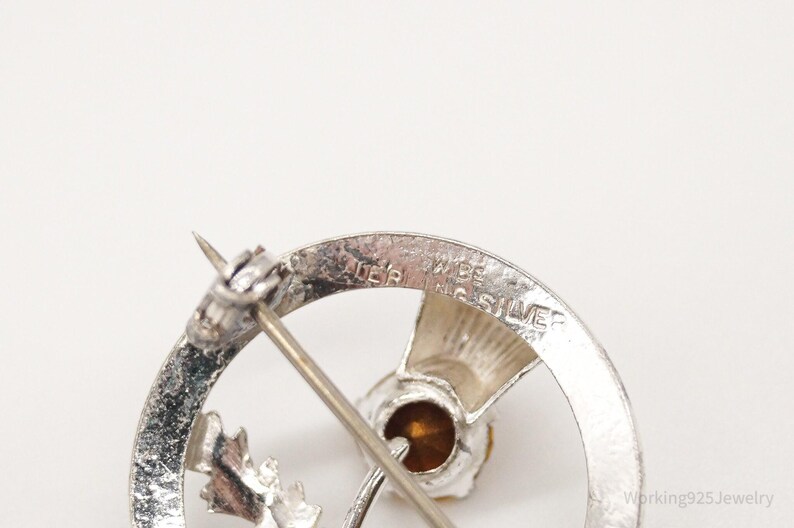 Broche Chardon Écossais Éclatante En Forme De Cœur – Symbole Écossais Authentique & Élégant
