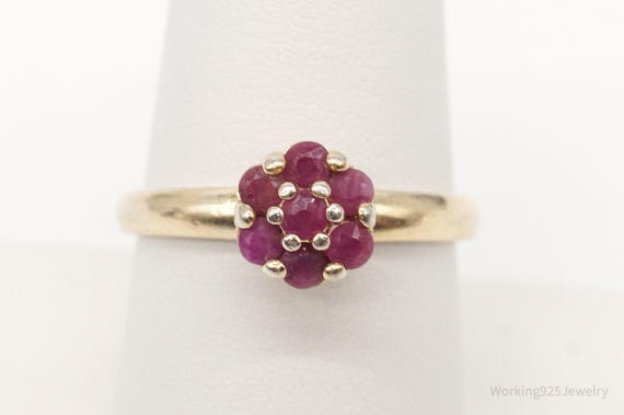 Designer Ross Simons Ruby Gold Over Sterling Silv… - image 2