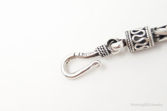 Vintage Byzantine Chain Balinese Sterling Silver … - image 5