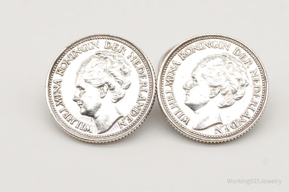 Vintage Wilhelmina Koningin Der Nederlanden Coins… - image 2