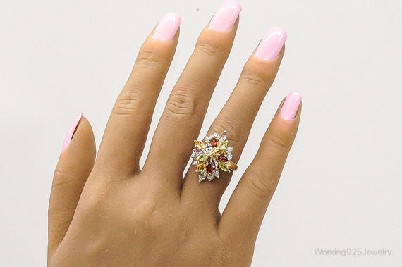 Designer Ross Simons Multi Gem Gold Vermeil Sterl… - image 8