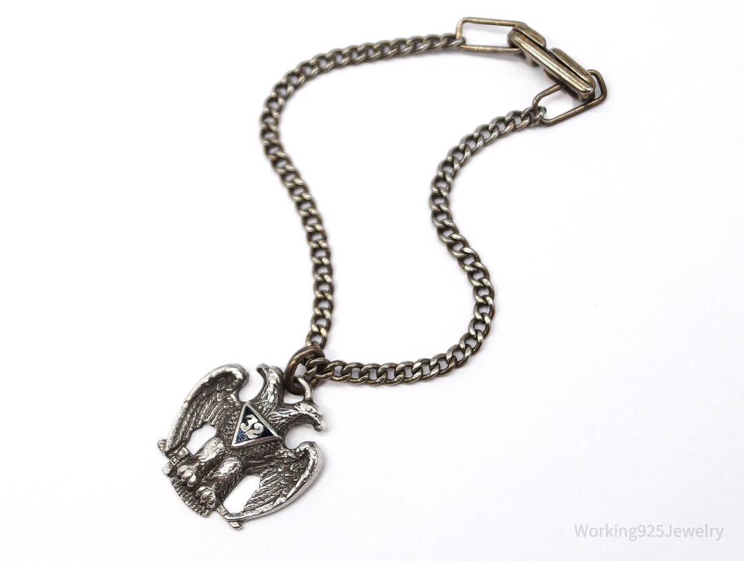 Seattle Scottish Rite ATQ VTG Scottish Rite 32nd Degree Seattle Masons Sterling Silver ...
