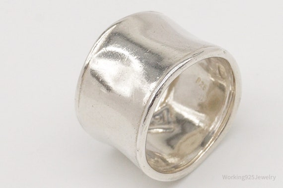 Vintage Designer Silpada Sterling Silver Band Rin… - image 3