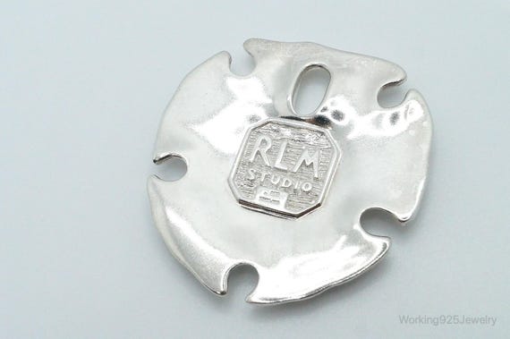 Designer RLM Studio Large Sand Dollar Sterling Si… - image 6
