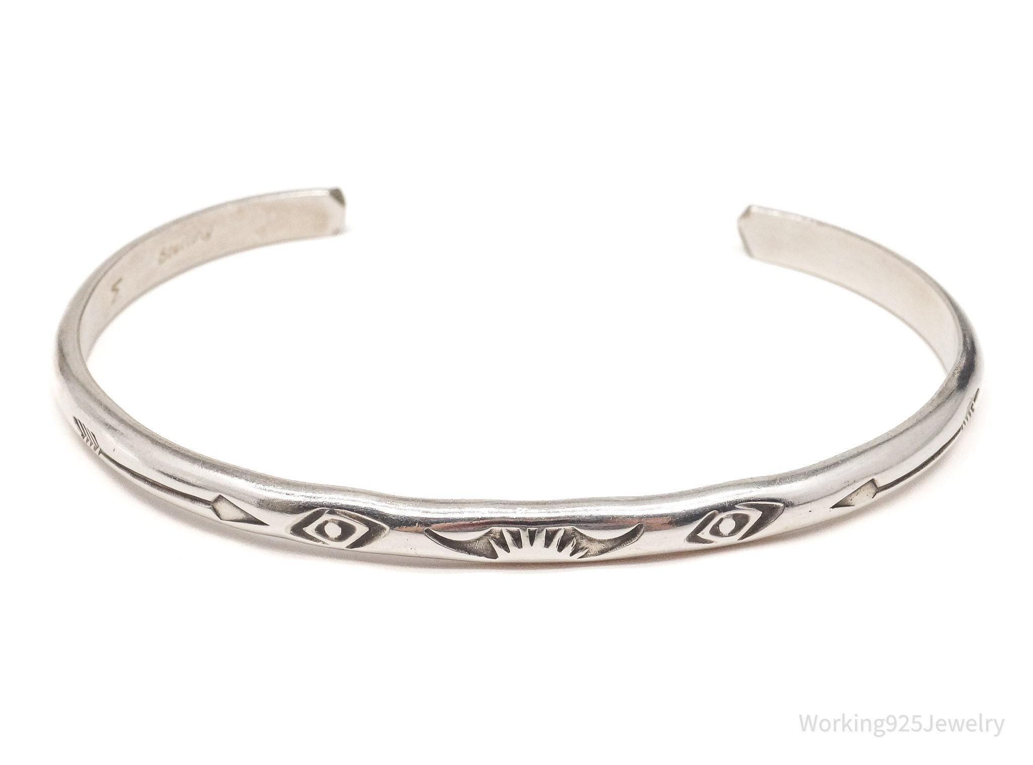 navajo Arnold Maloney バングル Smile ターコイズストーン シルバー