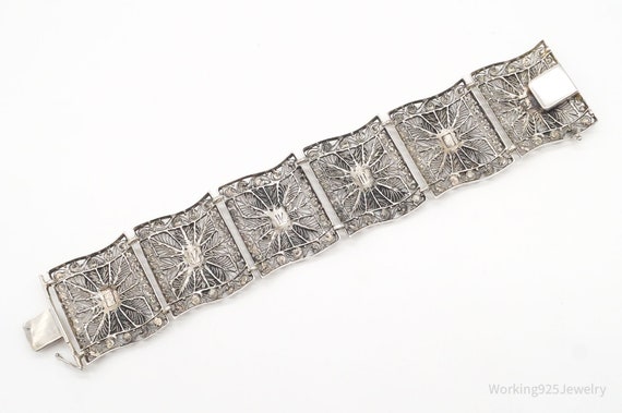 Large Vintage Chinese Silver Intricate 835 Silver… - image 7