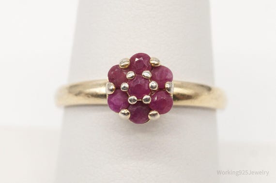 Designer Ross Simons Ruby Gold Over Sterling Silv… - image 3