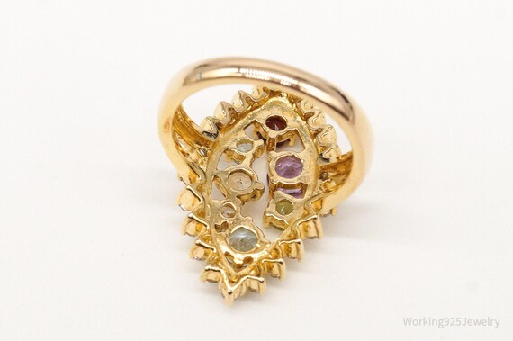 Designer Ross Simons Multi Gem Gold Vermeil Sterl… - image 6