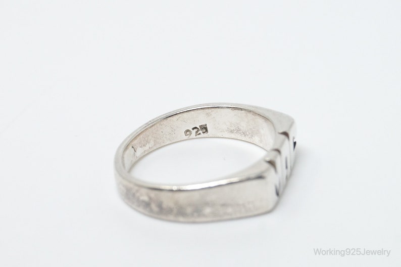 Vintage MAC Mexico Sterling Silver Ring Size 8.5
