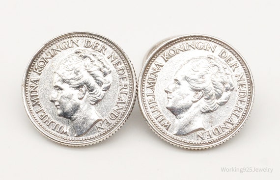 Vintage Wilhelmina Koningin Der Nederlanden Coins… - image 1