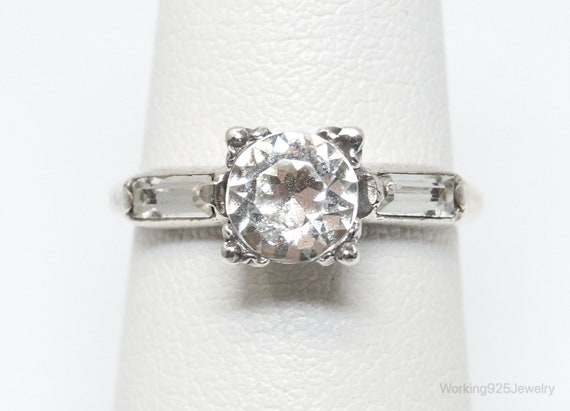 Antique Designer Uncas MFG Co Cubic Zirconia Ster… - image 1