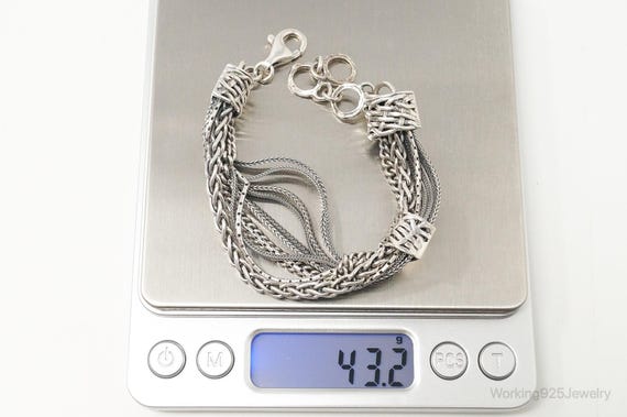 Designer Silpada Sterling Silver Balinese Style C… - image 10