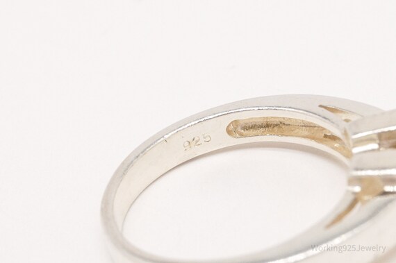 Vintage Tanzanite Sterling Silver Ring - Size 7.75 - image 5
