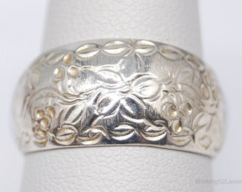Bague Ancienne URSS En Argent Massif 925 - Taille 54 - Vintage - Poinçonné