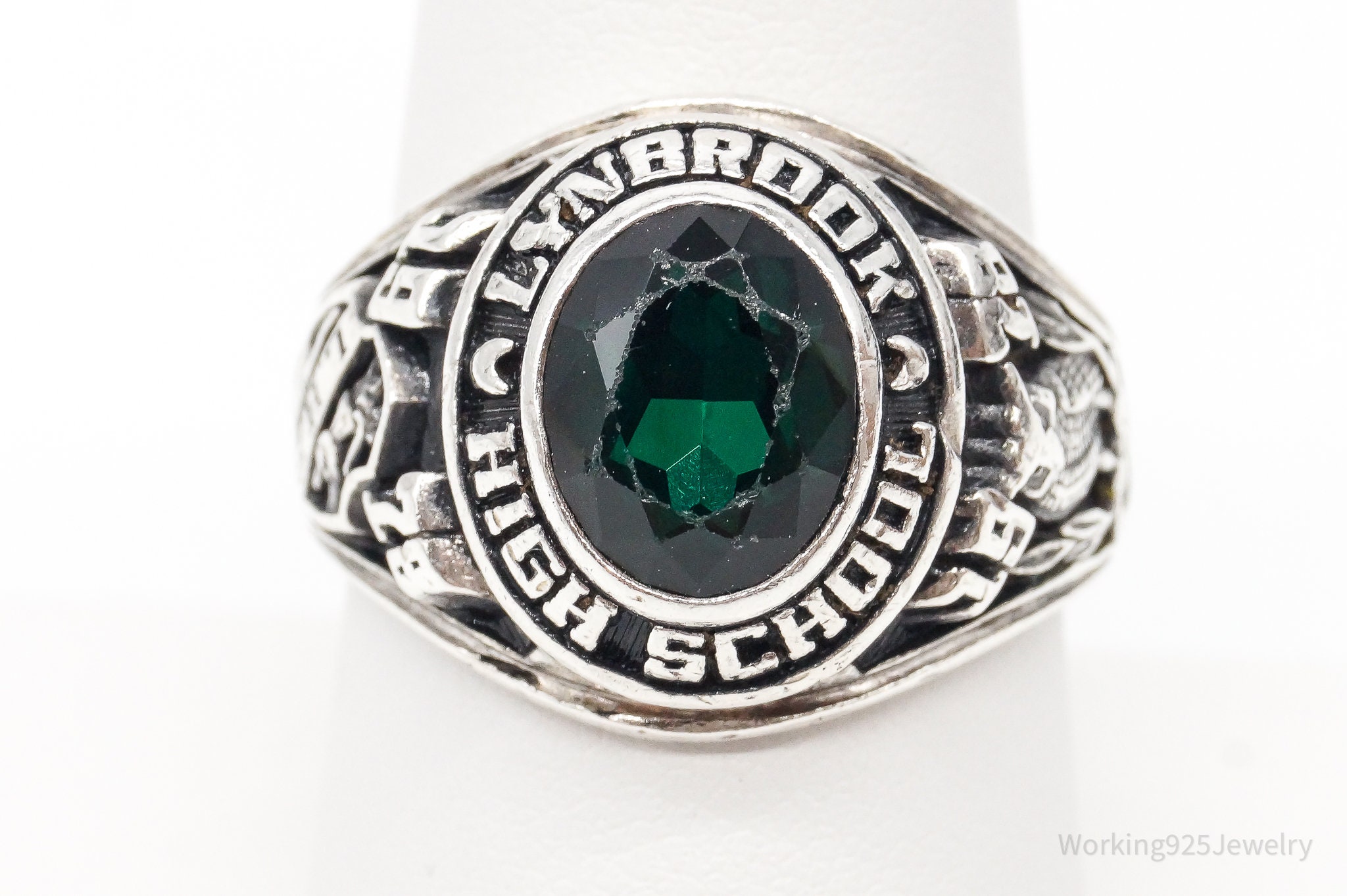 Mens Eagle High School Class Ring Etsy