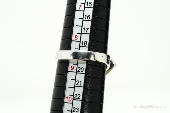 Vintage Paua Abalone Shell Inlay Sterling Silver … - image 10