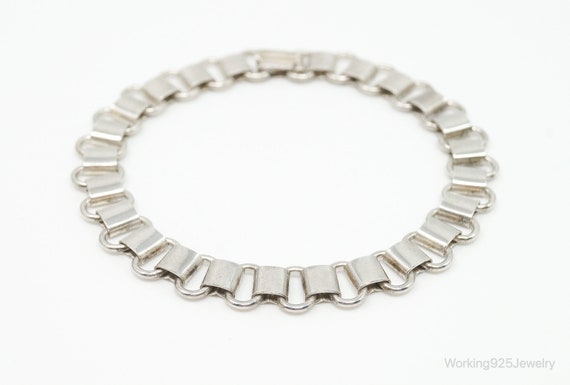 Antique Sterling Silver Chain Bracelet - image 1