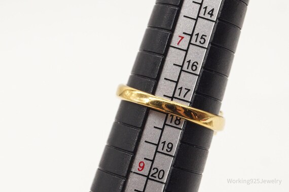 Designer UTC Opal Cubic Zirconia Gold Vermeil Ste… - image 10