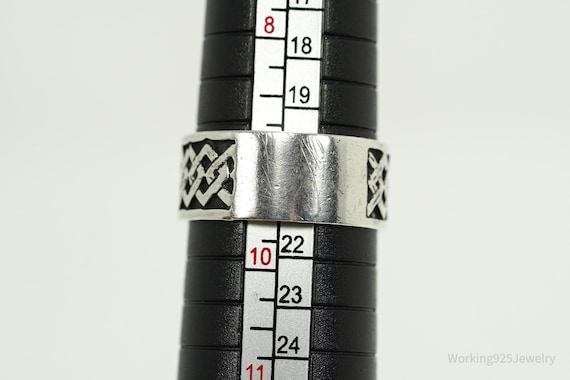 ヴィンテージ ケルトノットデザイン スターリングシルバー バンド