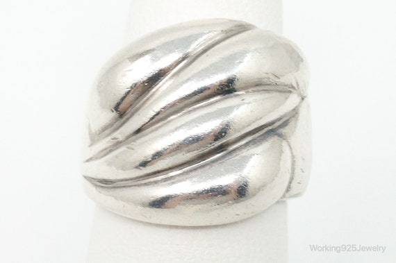 Vintage Retro Sterling Silver Ring Size 6 - image 1