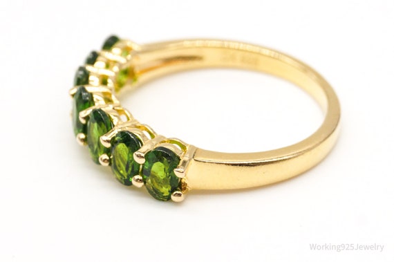 Designer DK Peridot Gold Vermeil Sterling Silver … - image 5