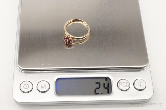 Designer Ross Simons Ruby Gold Over Sterling Silv… - image 8