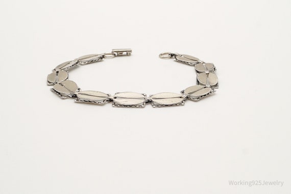 Antique Art Deco Sterling Silver Bracelet - image 4