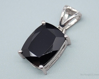 JTV TGGC Black Onyx Sterling Silver Pendant