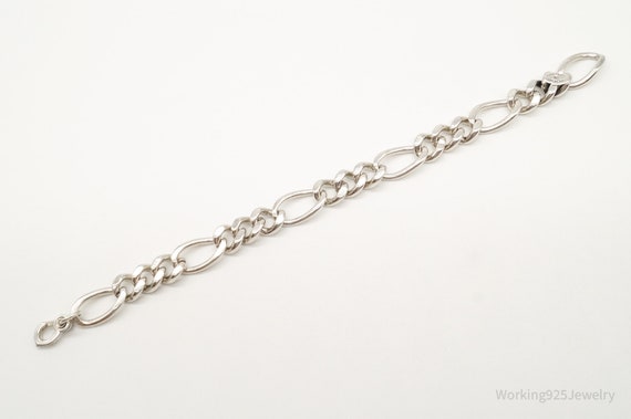 Antique Danecraft Chain Link Sterling Silver Brac… - image 5
