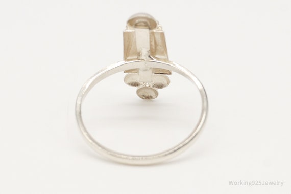 Vintage Cannetille Bali Silver Ring - Size 8 - image 6
