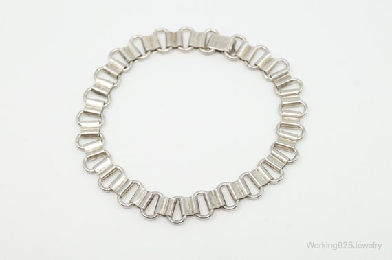 Antique Sterling Silver Chain Bracelet - image 6
