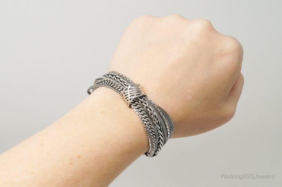 Designer Silpada Sterling Silver Balinese Style C… - image 7