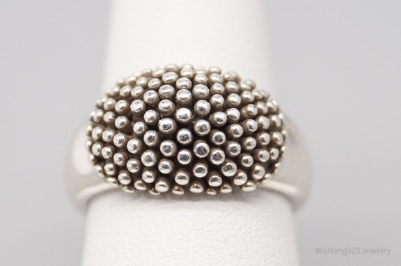 Vintage Modernist Style Sterling Silver Ring - Si… - image 3