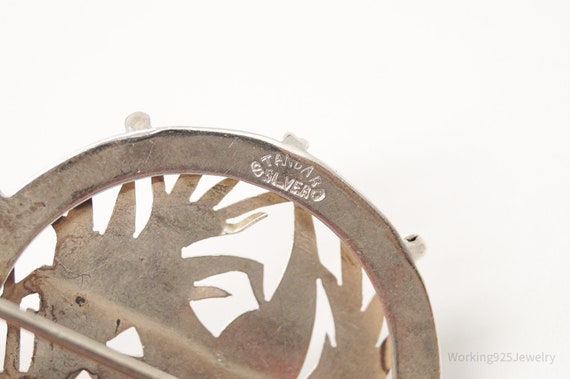 Antique Bird Standard Silver Sweetheart Love Pin … - image 8