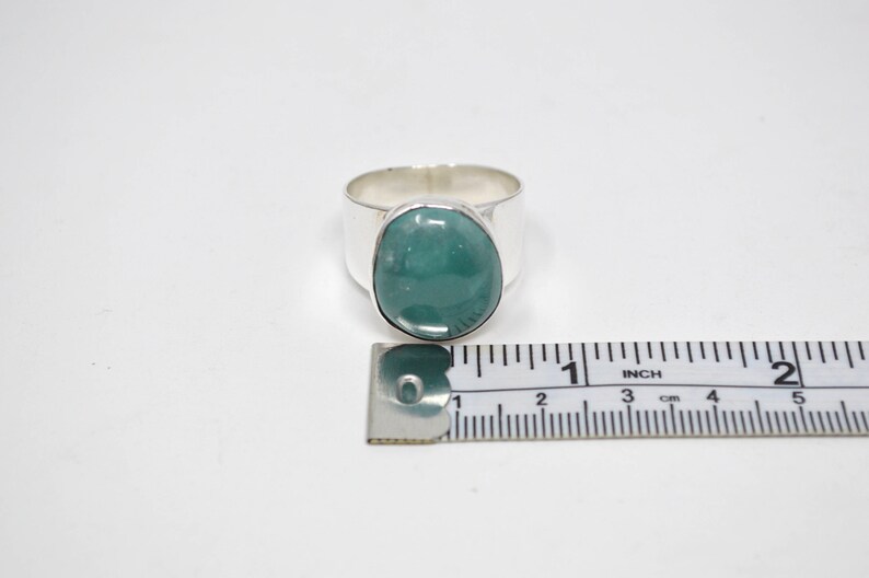 Vintage Designer Desert Rose Trading Company DTR Southwest Turquoise Sterling Silver Wide Band Ring 11.75-582616142