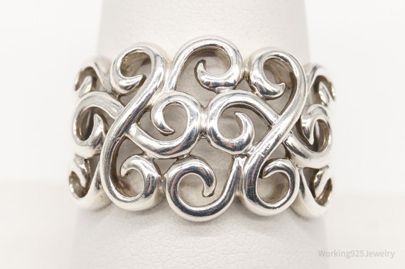 Vintage Designer Ross Simons Sterling Silver Ring… - image 3