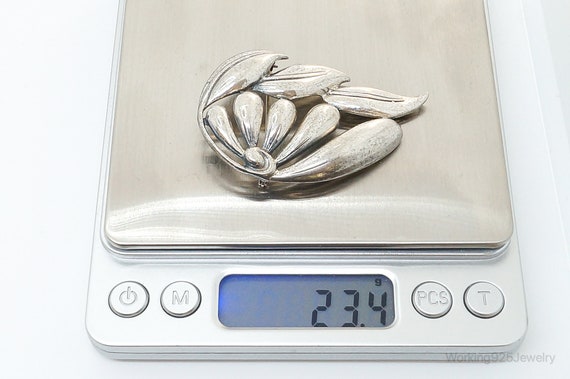 Antique Designer Danecraft Large Sterling Silver … - image 6