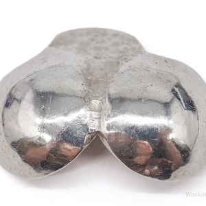 Vintage Modernist Style Silver Brooch Pin