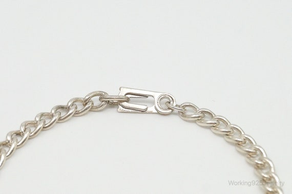 Antique Sterling Silver Chain Bracelet - image 6