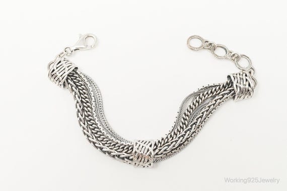 Designer Silpada Sterling Silver Balinese Style C… - image 2