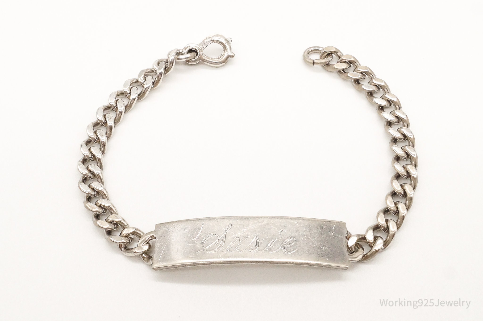 Elco sterling silver id best sale bracelet