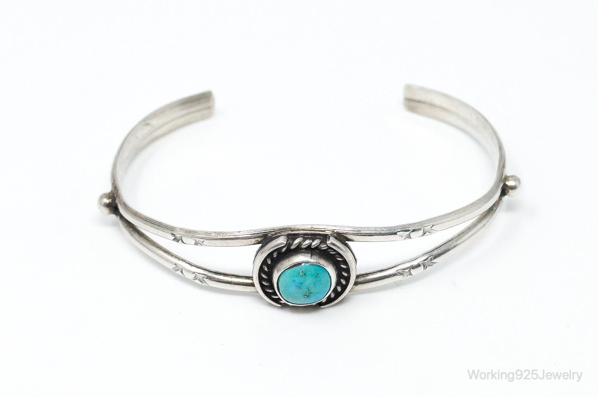 10x Intricate! Vintage Native American Navajo Sterling Silver Wide Watch Bracelet 10x Intricate! Vintage Native American Navajo Sterling Silver Wide Watch Bracelet