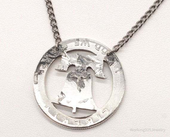 Large 1896 One Dollar Coin Pendant Rope Chain Necklace Sterling Silver –  Jewelryauthority