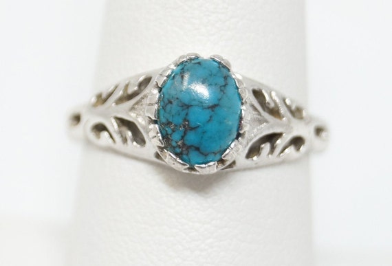 Vintage Designer SETA Southwestern Turquoise Ster… - image 1