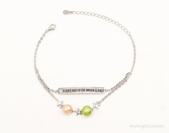 Designer "I love you to the moon & Back" Pearl St… - image 3