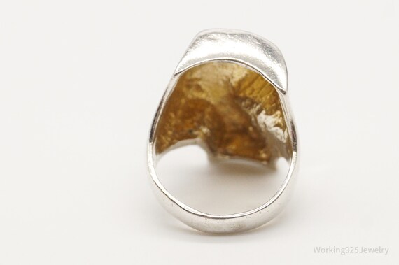 Vintage Egyptian Queen Nefertiti Silver Ring - Si… - image 6