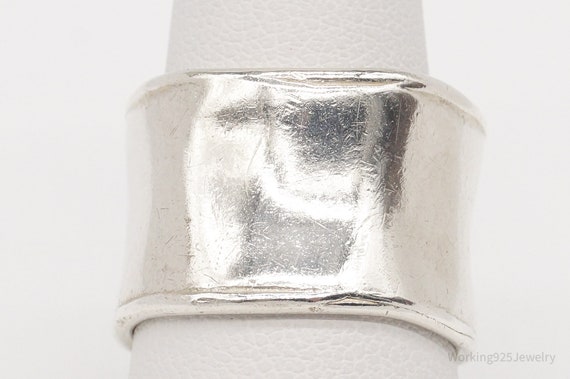 Vintage Designer Silpada Sterling Silver Band Rin… - image 1