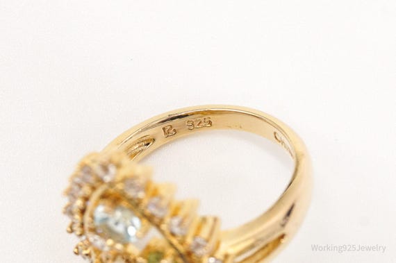 Designer Ross Simons Multi Gem Gold Vermeil Sterl… - image 5